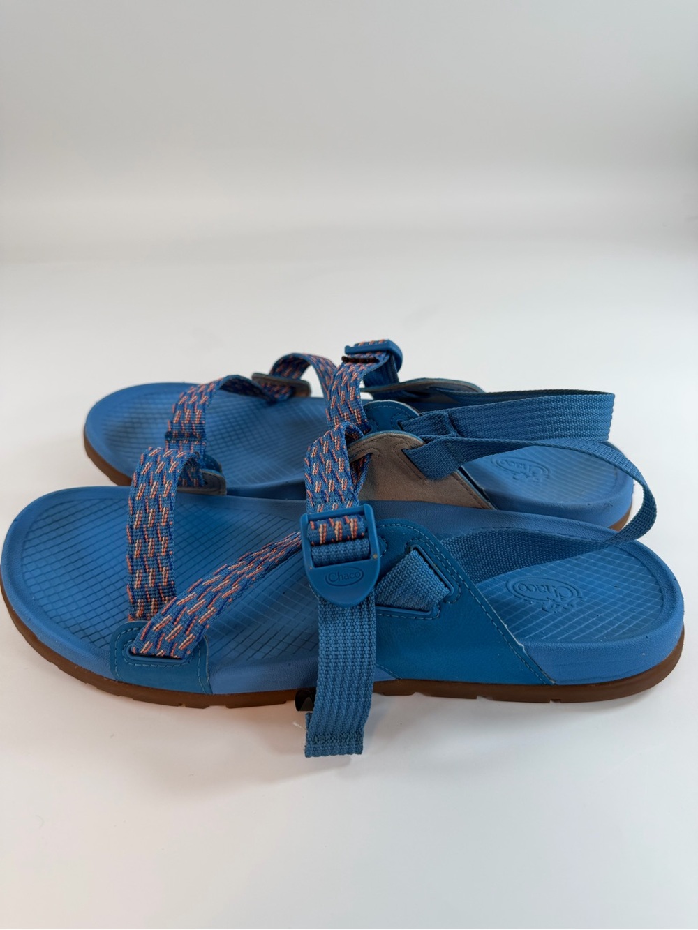 Chaco Z Cloud Sport Hiking Sandals Blue Coral Straps Women’s 10 EU‎ 41 - Picture 3 of 7